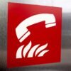 "Fire Emergency Telephone" Sign – ANSI/ISO F006