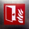 "Fire Protection Door" Sign – ANSI/ISO F007