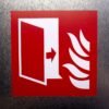 "Fire Protection Door" Sign – ANSI/ISO F007