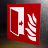 "Fire Protection Door" Sign – ANSI/ISO F007