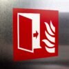 "Fire Protection Door" Sign – ANSI/ISO F007