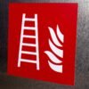 "Fire Ladder" Sign – ANSI/ISO F003
