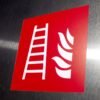"Fire Ladder" Sign – ANSI/ISO F003