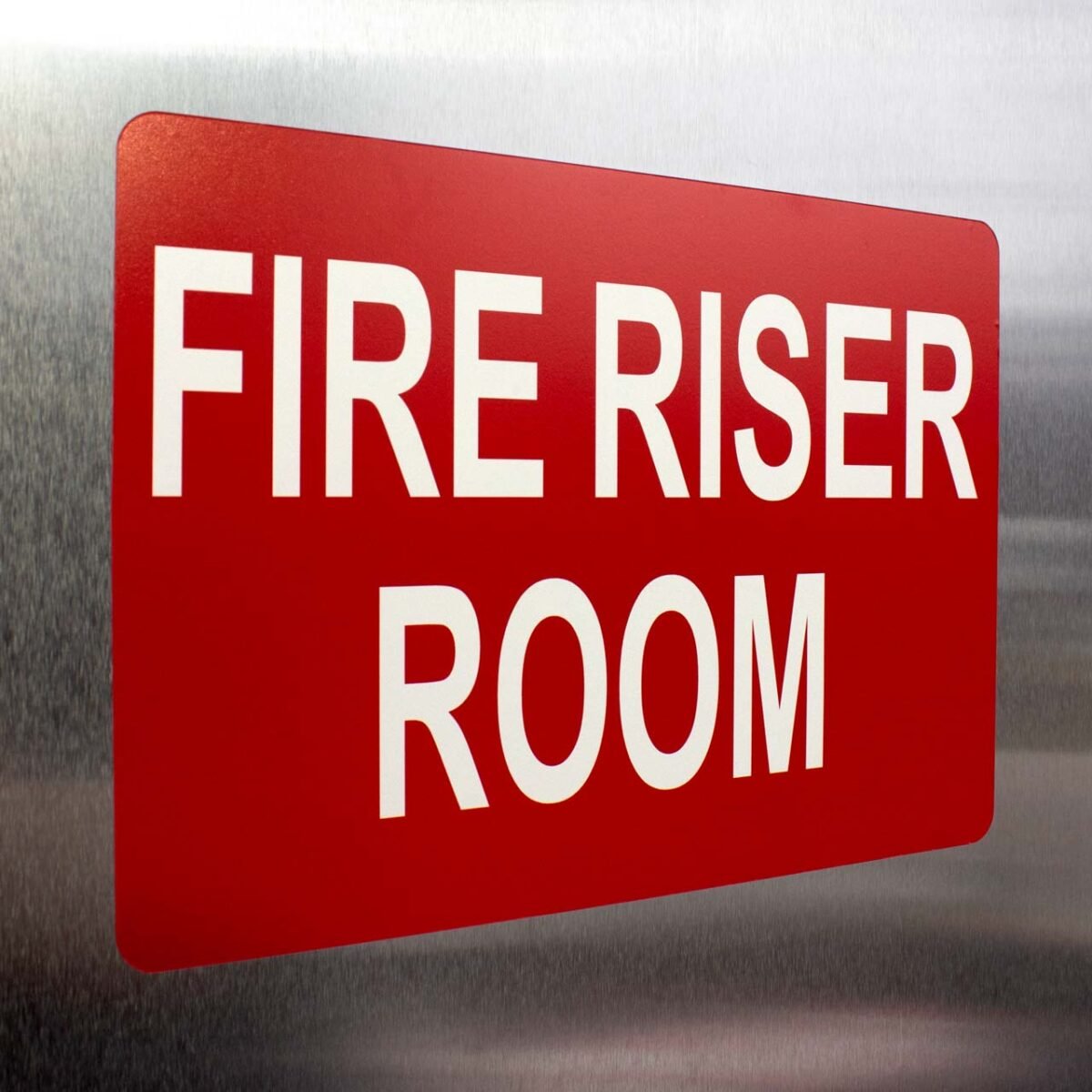 "FIRE RISER ROOM" Safety Sign