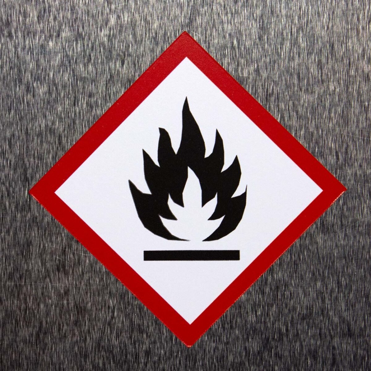IMG_6209 "Flammable" GHS Pictogram Label – OSHA/DOT Compliant (10 Pack)
