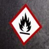 "Flammable" GHS Pictogram Sign – OSHA/DOT Compliant