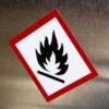 "Flammable" GHS Pictogram Sign – OSHA/DOT Compliant
