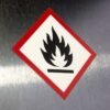 "Flammable" GHS Pictogram Sign – OSHA/DOT Compliant