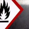 "Flammable" GHS Pictogram Sign – OSHA/DOT Compliant