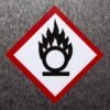 "Flame Over Circle" GHS Pictogram Sign – OSHA/DOT Oxidizer