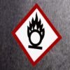 "Flame Over Circle" GHS Pictogram Sign – OSHA/DOT Oxidizer
