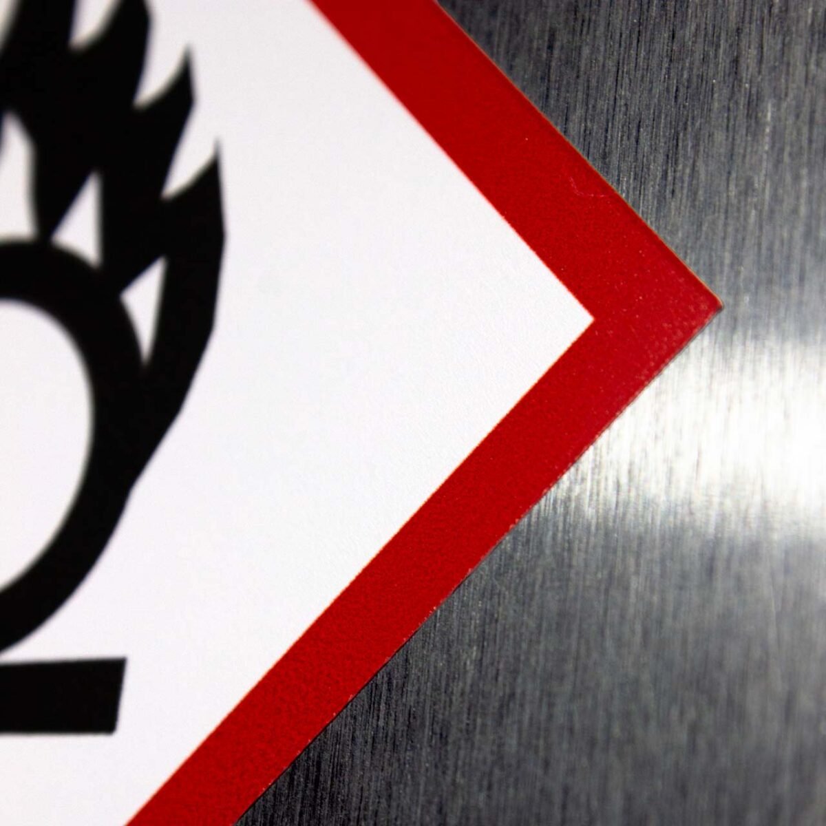 "Flame Over Circle" GHS Pictogram Sign – OSHA/DOT Oxidizer