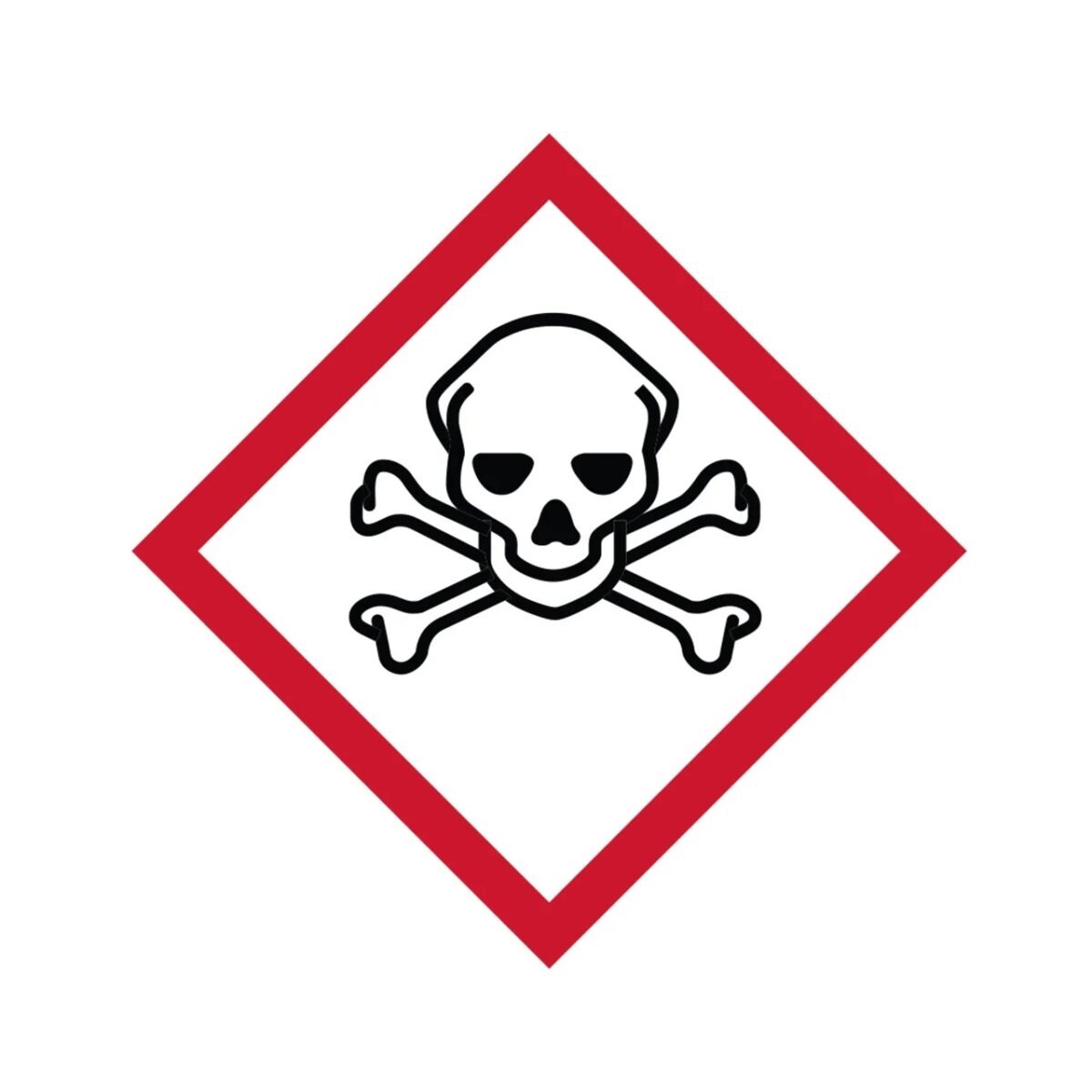 "Skull and Crossbones" GHS Pictogram Sign – OSHA/DOT Acute Toxicity