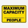 MAXIMUM CAPACITY: ___ PEOPLE - Custom Safety Sign