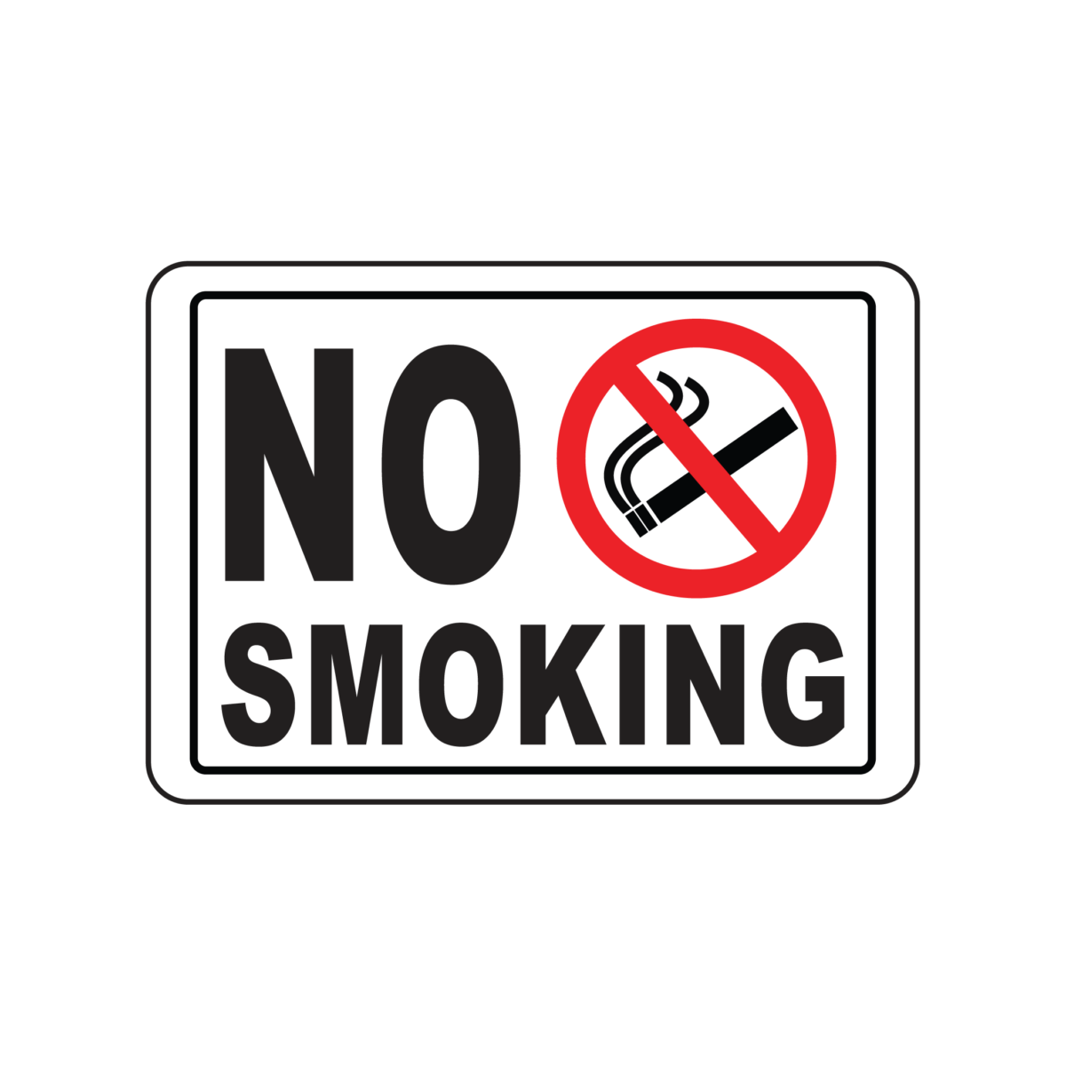 NO SMOKING - Safety Sign